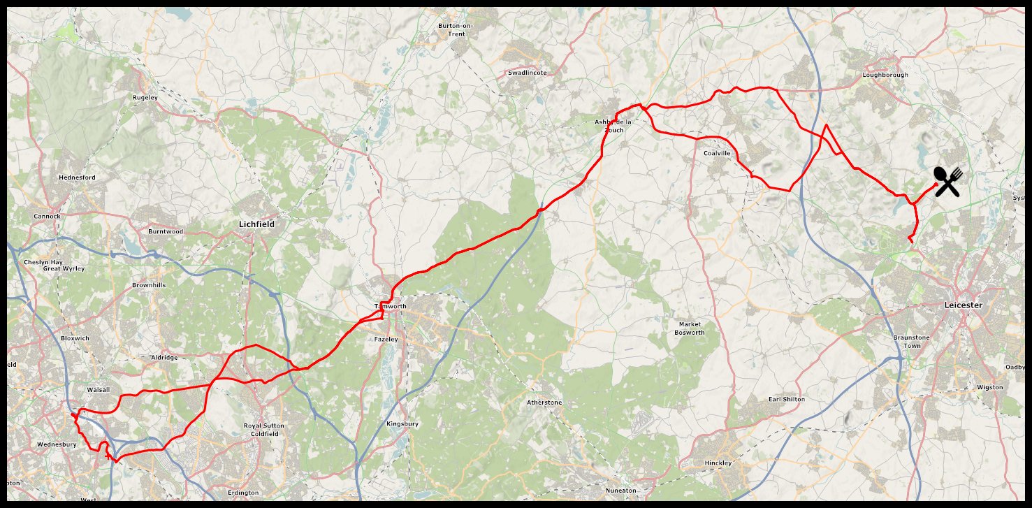 Guzzi to Rothley station