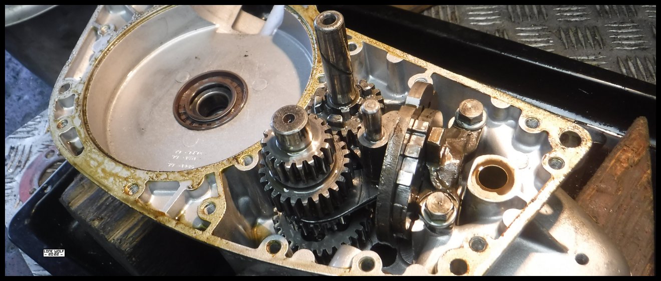 Oh the delights of a four speed Bantam gearbox.