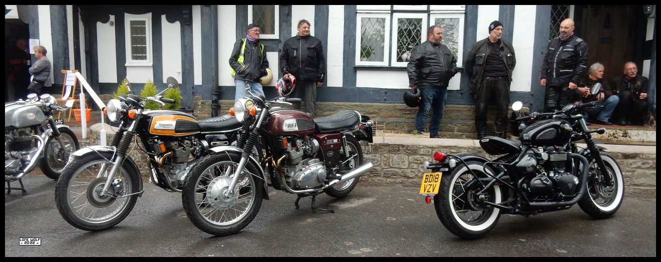 A few of the bikes at the Wistanstow show.