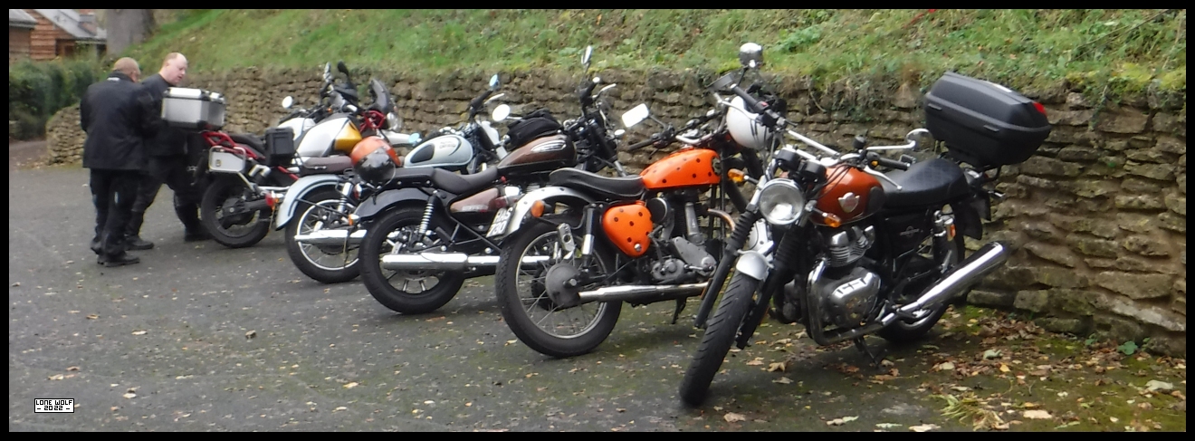 4 Royal Enfields - a Moto Guzzi & a BSA.