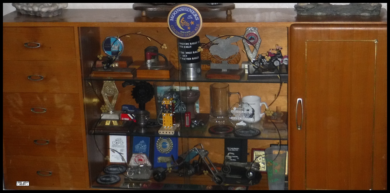 My "trophy cabinet" - now with one more trophy.