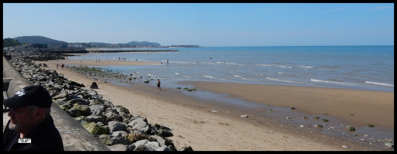 The seaside - at Colwyn Bay
