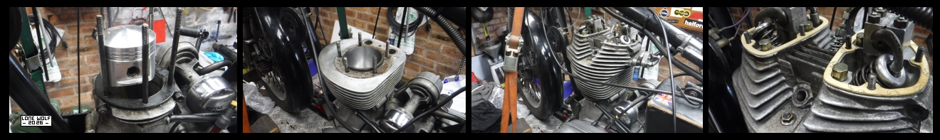 IT LIVES . . . The Enfield is back in one piece.