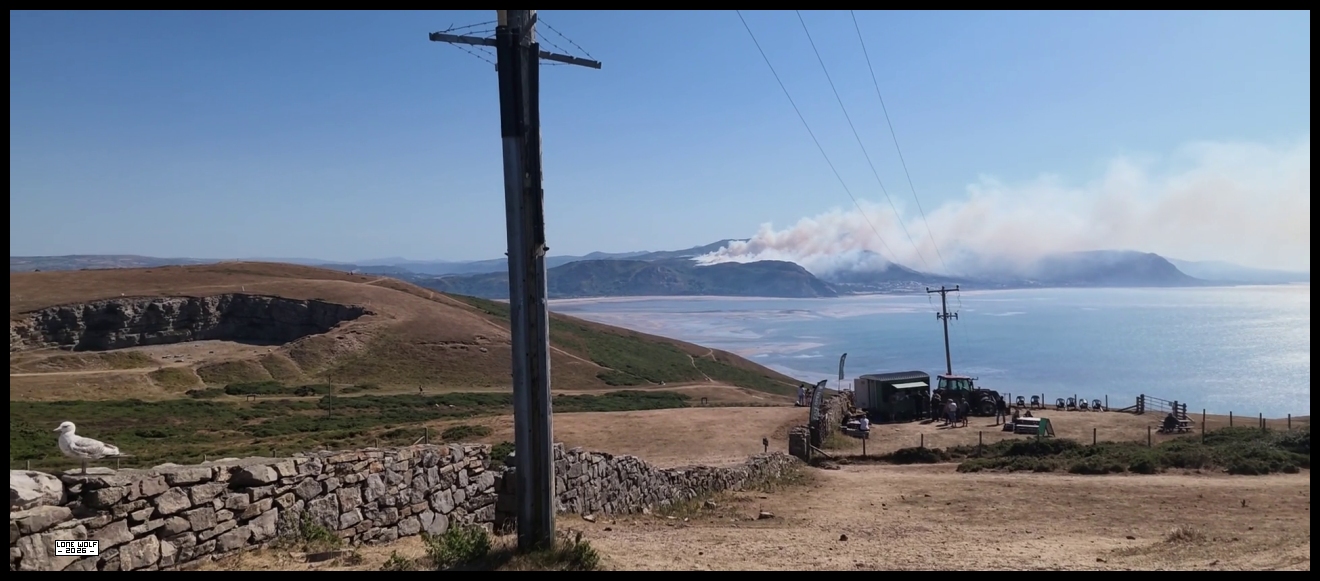 Oh dear - it seems Wales is on fire.