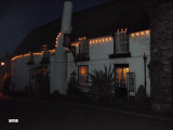 The Ship by night - which is how we generally saw it