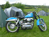 A 1958 Sportster - or at least I think that's what it is.