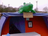 Oh yes - it's HANGOVER CROCODILE again.  Just when you thought it was safe to go back to your tent . . .