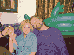 Kella, daughter .....................and that bloody crocodile.